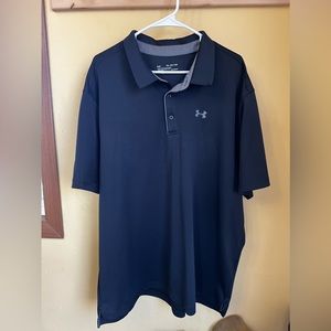 Men’s Black under armour polo 3XL